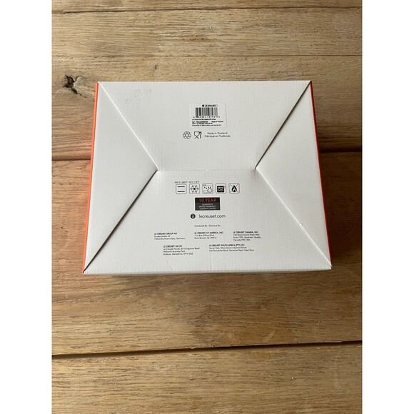 Le Creuset Stoneware Mini Cocotte Round Set of 4 8oz Cerise NEW - Picture 11 of 12